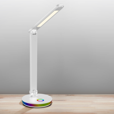 Lampa biurkowa LED Neptun 4000 K RGB biała