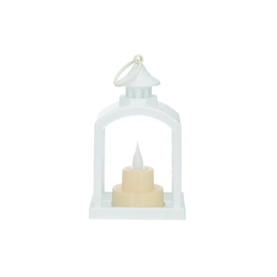 Latarenka LED 15 x 9 x 6,5 cm biały / czarny