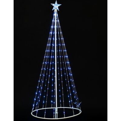 Choinka zewnętrzna 265 LED Flare zimny biały 182 cm