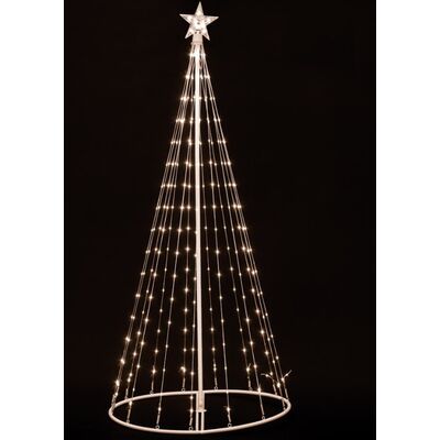 Choinka zewnętrzna 220 LED Lumin ciepły biały 152 cm