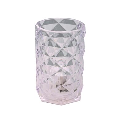 Lampion LED 7,6 x 4,5 cm transparentny