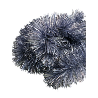 Łańcuch choinkowy cienko / grubo cięty 200 x 7 cm ciemnoszary