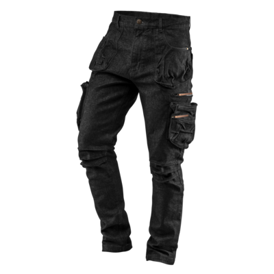 Spodnie robocze 5-kieszeniowe Denim Neo czarne XS