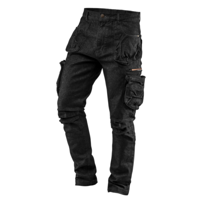 Spodnie robocze 5-kieszeniowe Denim Neo czarne S