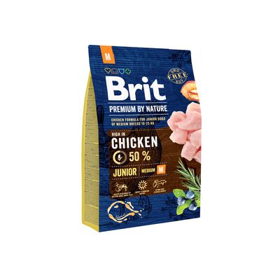Karma sucha dla psa PREMIUM BY NATURE Junior M 3 kg Brit