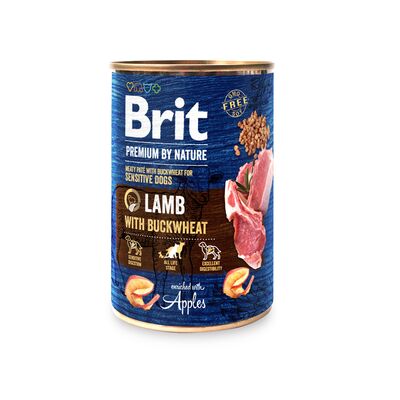 Karma mokra dla psa PREMIUM BY NATURE 400 g LAMBBUCKWHEAT Brit
