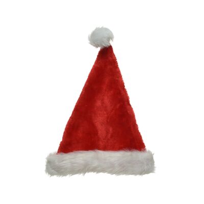 Czapka Świętego Mikołaja 29 x 31 x 5 cm czerwono-biały