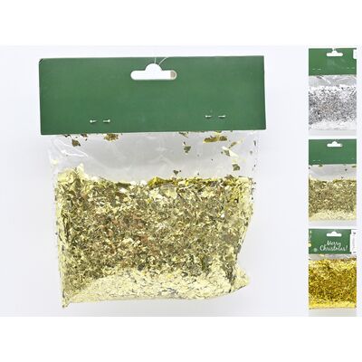 Płatki folii srebrny / złoty / szampański 50 g