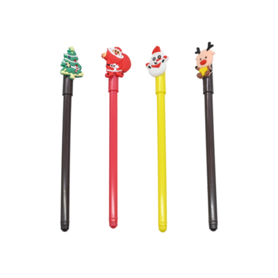 Długopis świąteczny 17 cm 4 sztuki mix wzorów