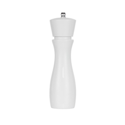 Młynek manualny do przypraw 21 cm biały