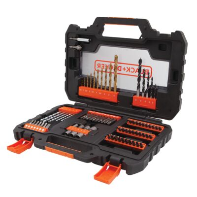 Zestaw 76 wierteł bitów i nasadek w walizce BLACK + DECKER