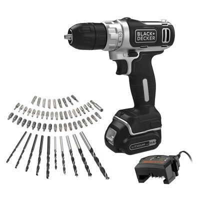 Wiertarko - wkrętarka 10,8 V 57 akcesoriów Black + Decker
