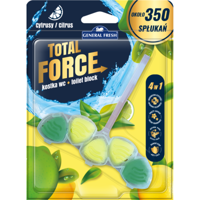 Kostka WC Total Force cytrusy