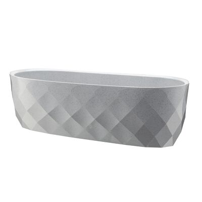 Osłonka KARO OWALNA 47 cm 29382 szary