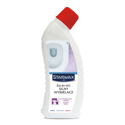 Żel do WC silny wybielacz starwax 750 ml Starwax