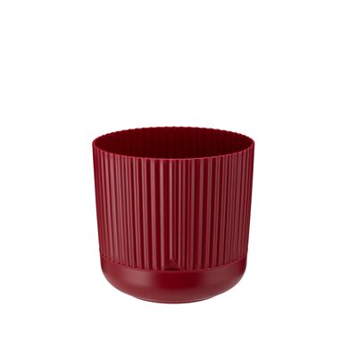 Doniczka z podstawką NOSTALGIA 14 cm 29401 bordo