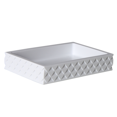 Mydelniczka Armo 12,5 x 8,5 x 2,5 cm biały