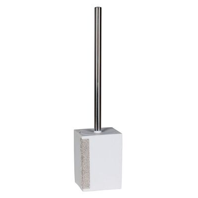 Szczotka do WC Chiq 9 x 38 cm biało-srebrny