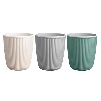 Kubek plastikowy PEARL LINE 400 ml mix 3 kolorów