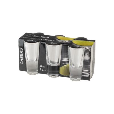 Komplet kieliszków CHEERS 28 ml 6 sztuk 29745