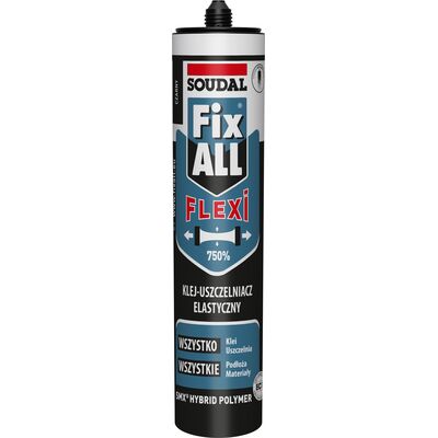 Uszczelniacz hybrydowy FIXALL czarny 290 ml