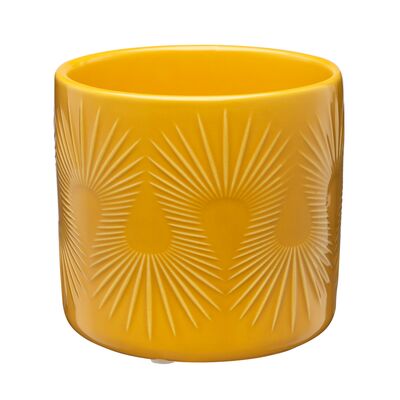 Osłonka ceramiczna OLIMPIA 17 cm 28577 żółty