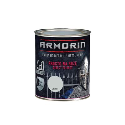 Farba antykorozyjna ARMORIN jasny szary 7035 0,7 l