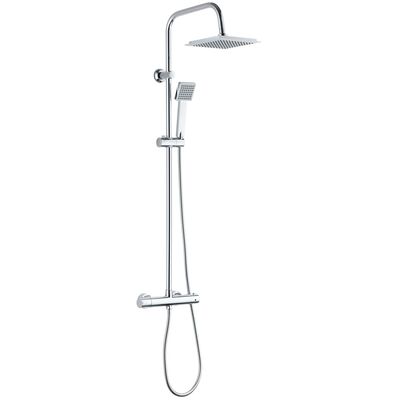 Kolumna prysznicowa z deszczownicą Neo Joko Square 1-funkcyjna z termostatem 110 cm chrom
