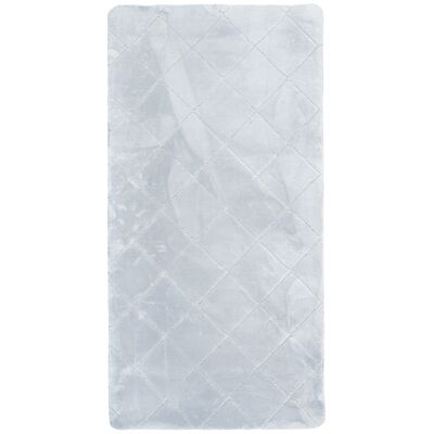 Dywan Cubic w kwadraty 60 x 100 cm szary