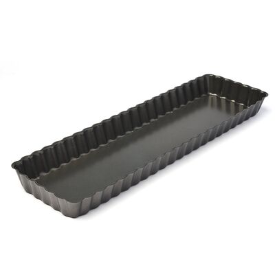 Forma do tarty prostokątna z wyjmowanym dnem 35 x 11 x 2,5 cm