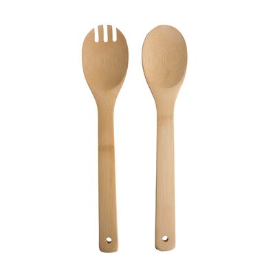 Komplet 2-elementowy do sałaty bambusowy Organic 30 cm