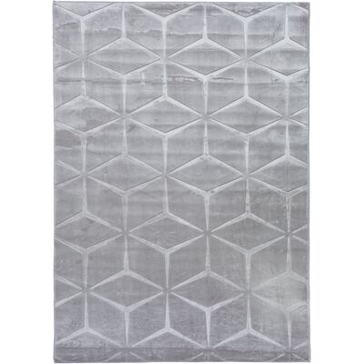 Dywan Alaska 80 x 150 cm geometryczny szary