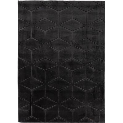 Dywan Alaska 60 x 100 cm geometryczny czarny