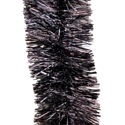 Łańcuch choinkowy 200 x 10 cm czarny