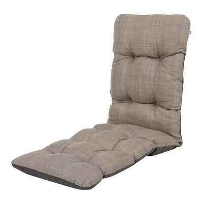 Poduszka na fotel Floryda z podnóżkiem K3 153 x 48 x 6/8 cm beżowy