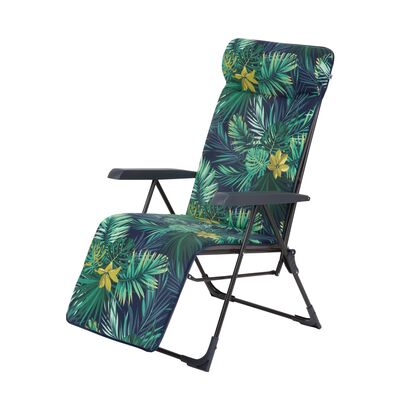 Fotel ogrodowy składany Alaska Plus K2 59 x 81 x 104 cm zielony