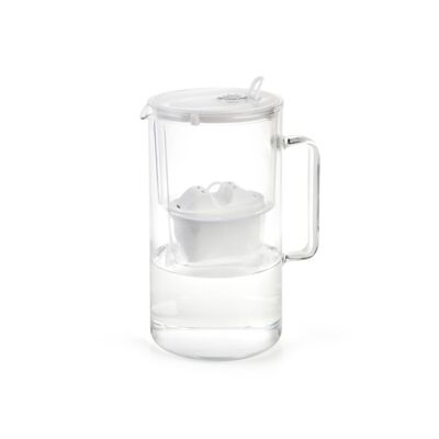Dzbanek filtrujący Aquaphor Glass 2,5 l + wkład Maxfor + Mg biały