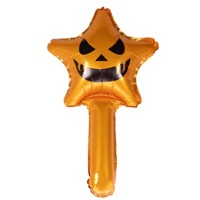 Balon foliowy z uchwytem gwiazda Halloween