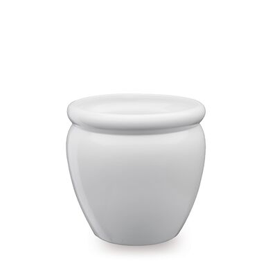 Donica ceramiczna Muza 5 J1500 28 cm biały