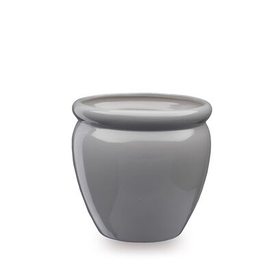 Donica ceramiczna MUZA 4 J2200 22 cm szara