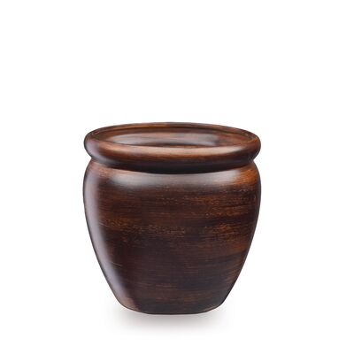 Donica ceramiczna Muza 5 R0723 28 cm brązowy