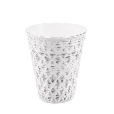 Osłonka ceramiczna Pik J1536 13,5 cm biała z czarnym