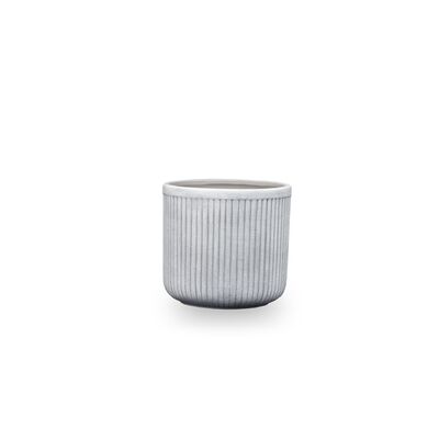 Osłonka ceramiczna Leon 3 R2224 16,5 cm szara