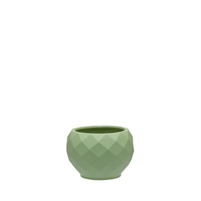 Osłonka ceramiczna Mona 1 M3821 13,5 cm jasnozielony mat