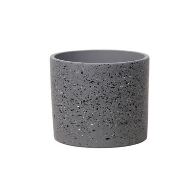 Osłonka ceramiczna Prado 2 W2214 13,5 cm szara - lastryko