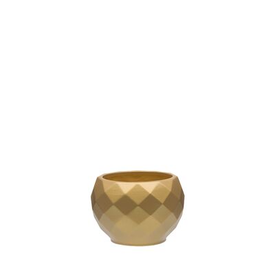 Osłonka ceramiczna Mona 3 J1900 18,5 cm złoty