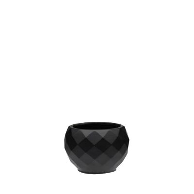 Osłonka ceramiczna Mona 3 M1405 18,5 cm czarny mat
