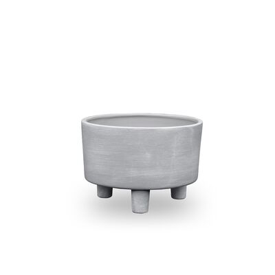 Osłonka ceramiczna Piso 3 R2224 18,5 cm szara