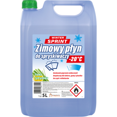 Zimowy płyn do spryskiwaczy 5 l -20 C° trawa cytrynowa Winter Sprint