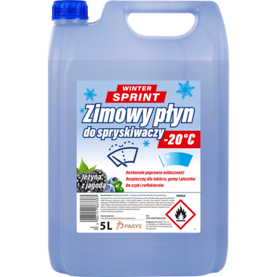 Zimowy płyn do spryskiwaczy 5 l -20 C° jeżyna z jagodą Winter Sprint